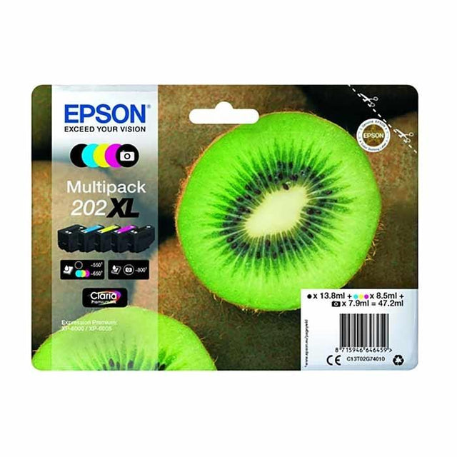 Original Epson 202XL Druckerpatronen Multipack