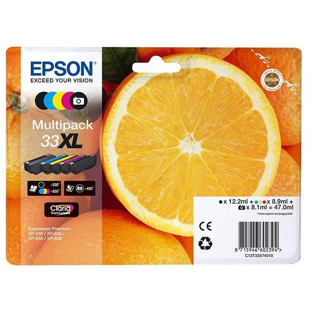 Original Epson T33XL Druckerpatronen Multipack