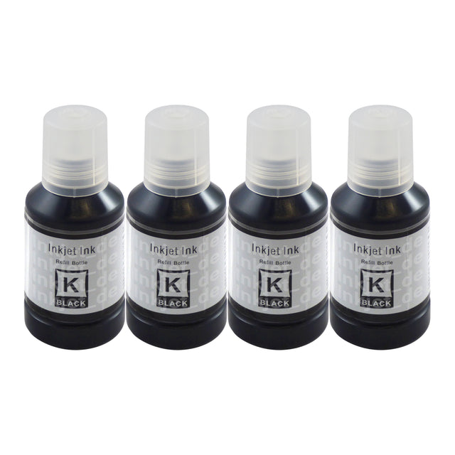 Kompatibel Epson Ecotank Tintentanks Schwarz (4 Schwarz)