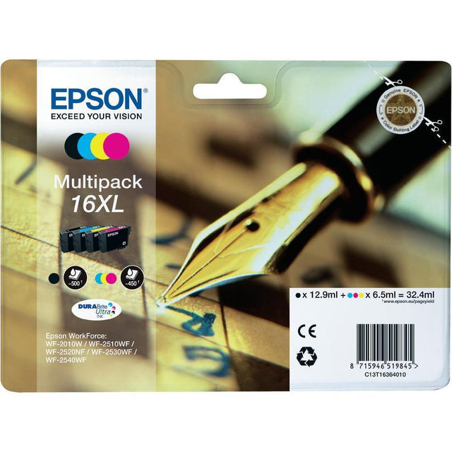 Original Epson T16XL Druckerpatronen Multipack