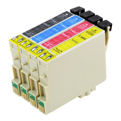 Kompatibel Epson T0445 Druckerpatronen Multipack (1 Schwarz + 3 Farben)