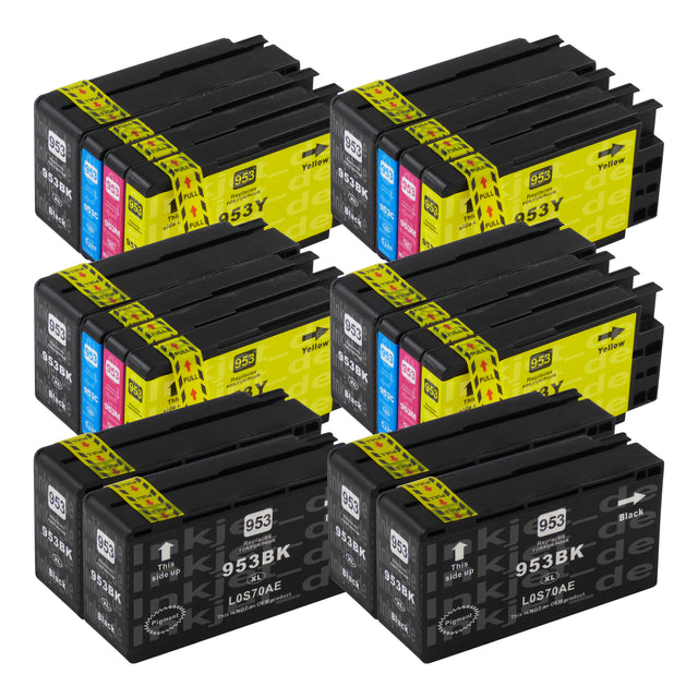 Kompatibel HP 953XL Druckerpatronen Multipack (8 Schwarz + 12 Farben)