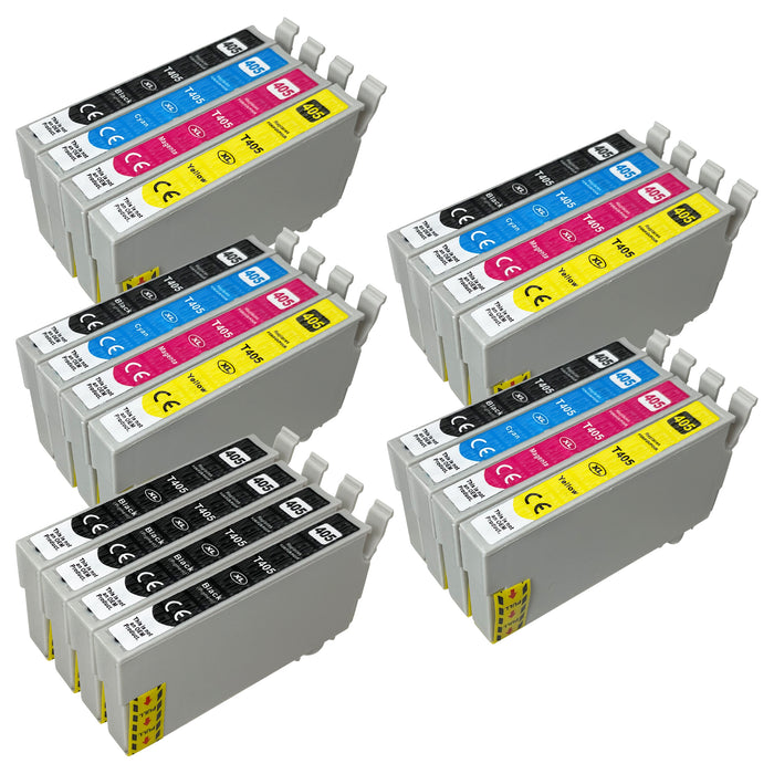 Kompatibel Epson  405XL Druckerpatronen Multipack (8 Schwarz + 12 Farben)
