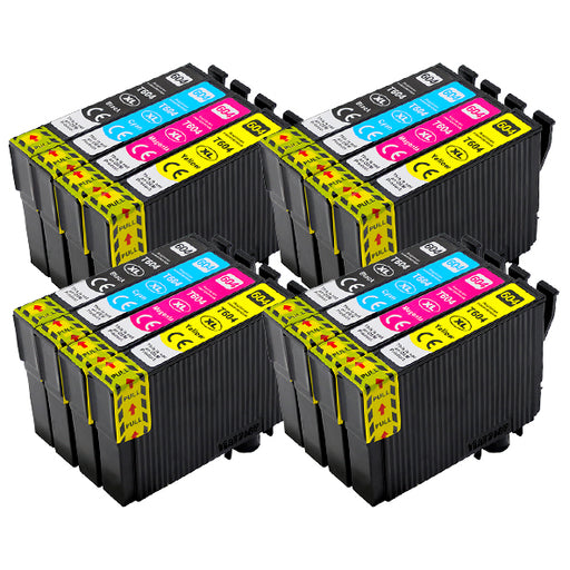 Kompatibel Epson 604XL Druckerpatronen Multipack (4 Schwarz + 12 Farben)