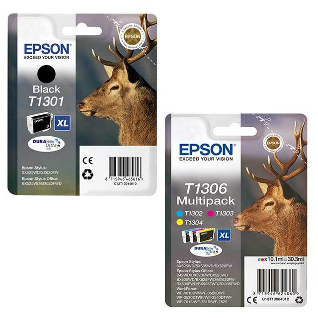 Original Epson T13XL Druckerpatronen Multipack