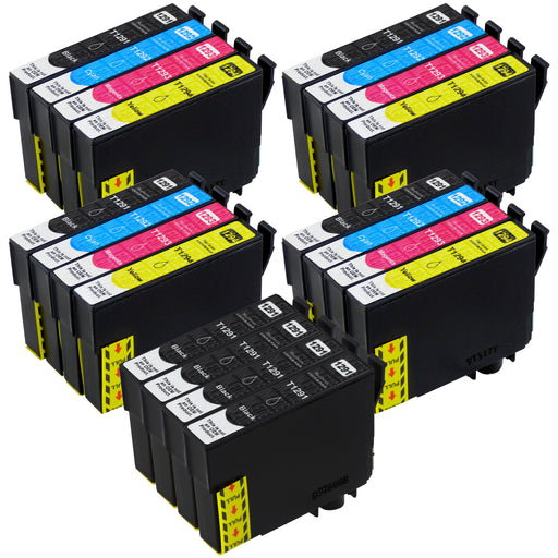 Kompatibel Epson T1295 Druckerpatronen Multipack (8 Schwarz + 12 Farben)
