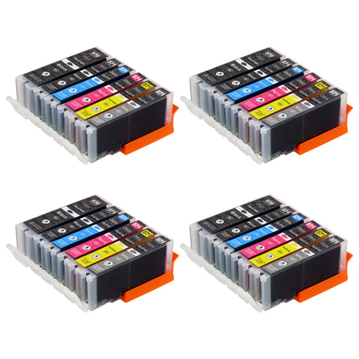 Kompatibel Canon PGI-570XL/CLI-571XL Druckerpatronen Multipack (8 Schwarz + 12 Farben + 4 Grau)