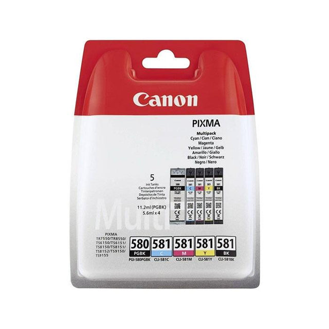 Original Canon PGI-580/CLI-581 Druckerpatronen Multipack