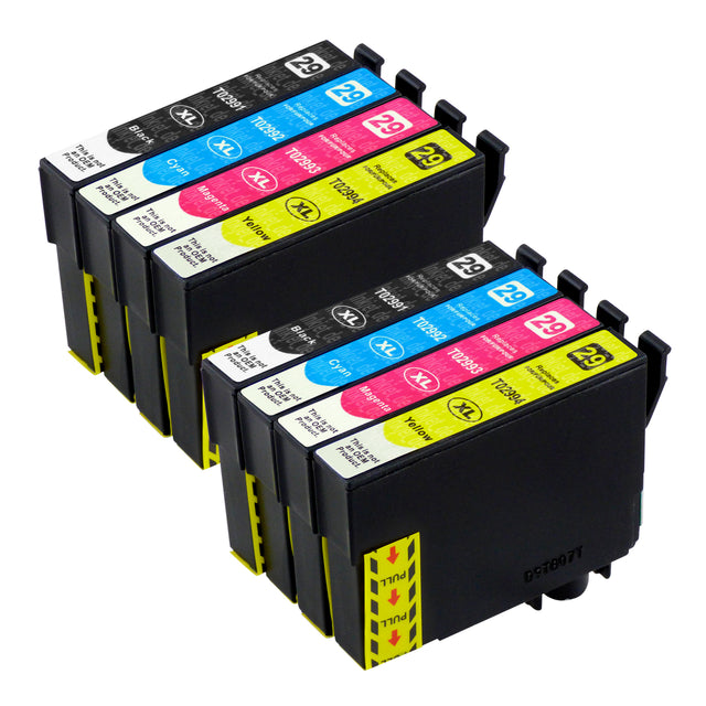 Kompatibel Epson T29XL Druckerpatronen Multipack (2 Schwarz + 6 Farben)