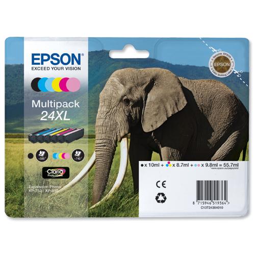 Original Epson T24XL Druckerpatronen Multipack