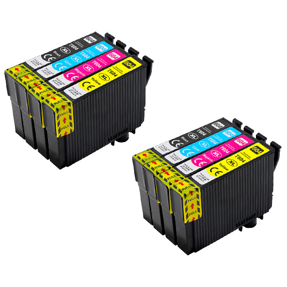 Kompatibel Epson 604XL Druckerpatronen Multipack (2 Schwarz + 6 Farben)