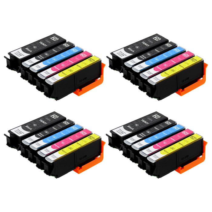 Kompatibel Epson T26XL Druckerpatronen Multipack (4 Schwarz + 4 Photo Schwarz + 12 Farben)