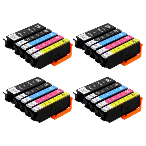 Kompatibel Epson T33XL Druckerpatronen Multipack (4 Schwarz + 4 Photo Schwarz + 12 Farben)