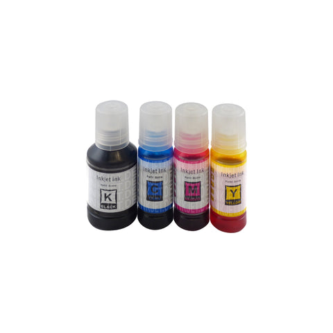 Kompatibel Epson Ecotank Tintentanks (1 Schwarz + 3 Farben) - Pigment