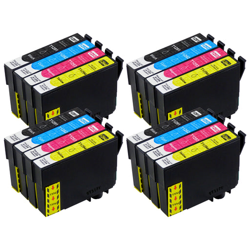 Kompatibel Epson T1295 Druckerpatronen Multipack (4 Schwarz + 12 Farben)