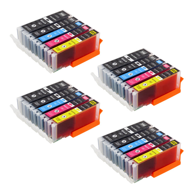 Kompatibel Canon PGI-550XL/CLI-551XL Druckerpatronen Multipack (8 Schwarz + 12 Farben)