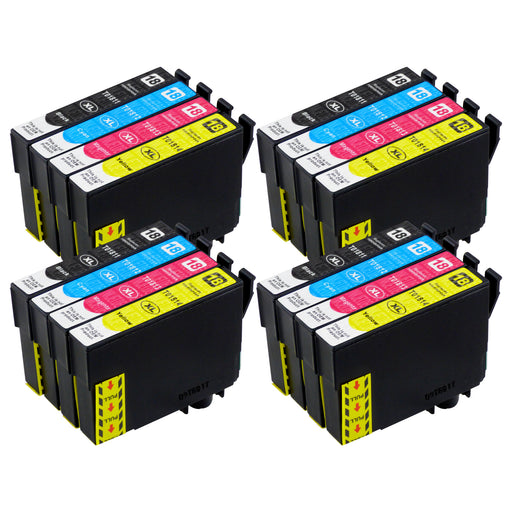 Kompatibel Epson T18XL Druckerpatronen Multipack (4 Schwarz + 12 Farben)