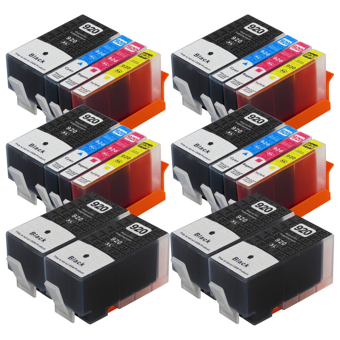 Kompatibel HP 920XL Druckerpatronen Multipack (8 Schwarz + 12 Farben)