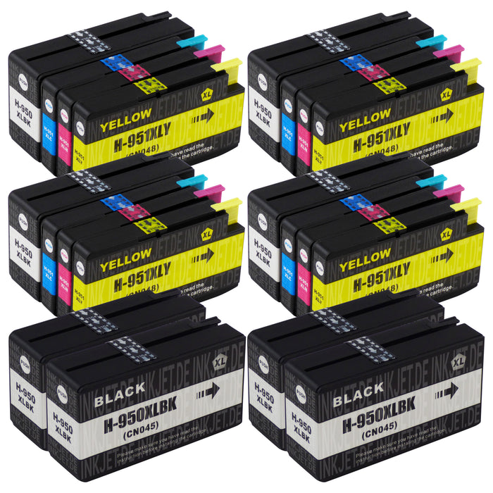 Kompatibel HP 950XL/951XL Druckerpatronen Multipack (8 Schwarz + 12 Farben)