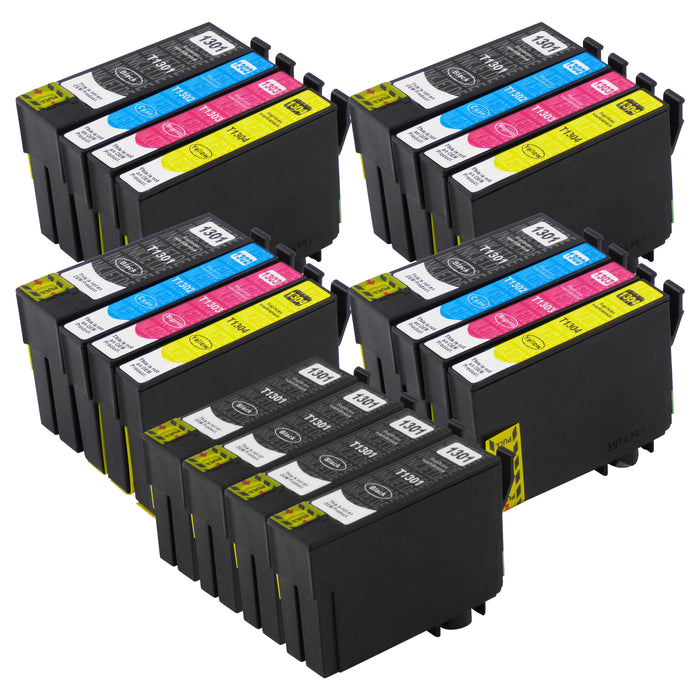 Kompatibel Epson T13XL Druckerpatronen Multipack (8 Schwarz + 12 Farben)