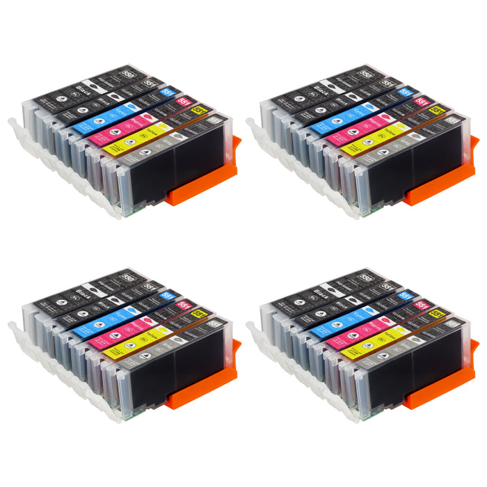 Kompatibel Canon PGI-550XL/CLI-551XL Druckerpatronen Multipack (8 Schwarz + 12 Farben + 4 Grau)