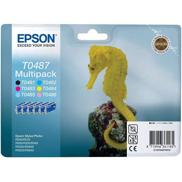 Original Epson T0487 Druckerpatronen Multipack