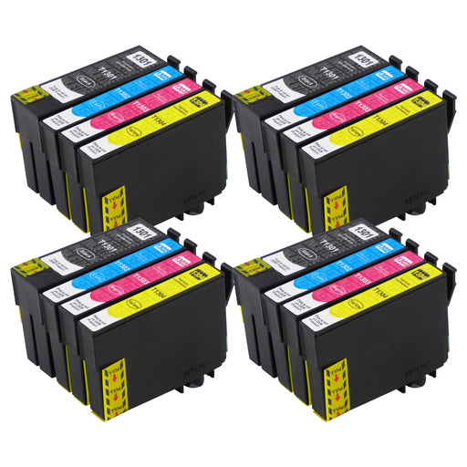 Kompatibel Epson T13XL Druckerpatronen Multipack (4 Schwarz + 12 Farben)