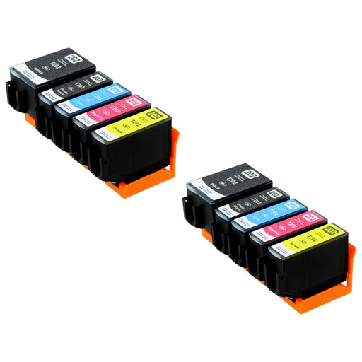 Kompatibel Epson 202XL Druckerpatronen Multipack (2 Schwarz + 2 Photo Schwarz + 6 Farben)