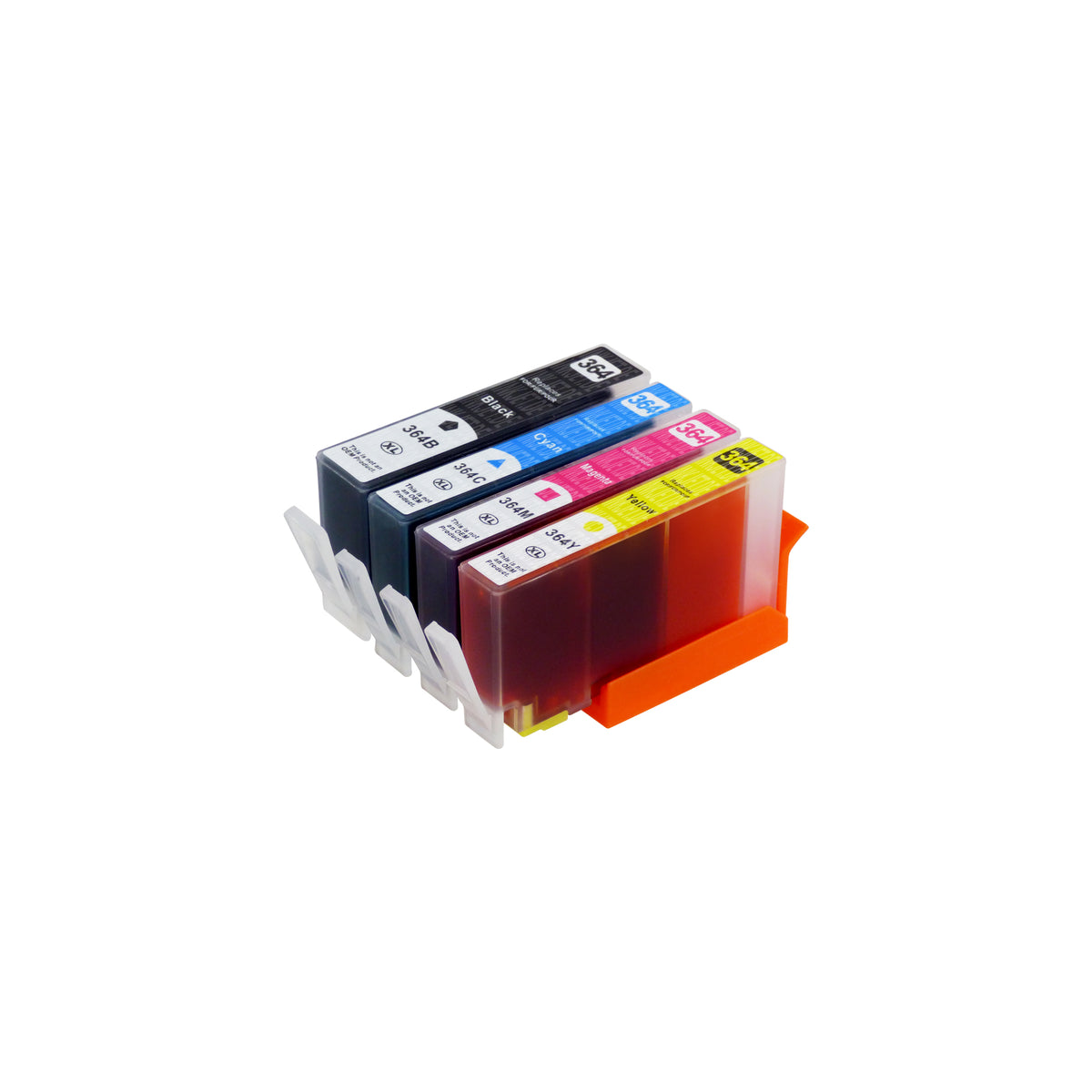 Multipack + 3 Farben) HP — Schwarz (1 Druckerpatronen Kompatibel 364XL