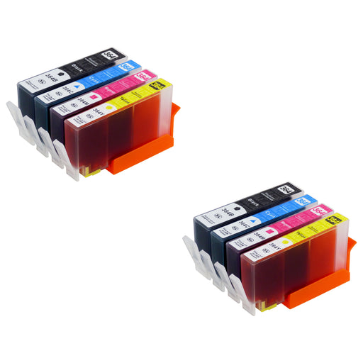 Kompatibel HP 364XL Druckerpatronen Multipack (2 Schwarz + 6 Farben)