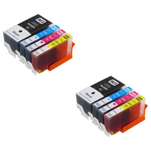 Kompatibel HP 903XL Druckerpatronen Multipack (2 Schwarz + 6 Farben)