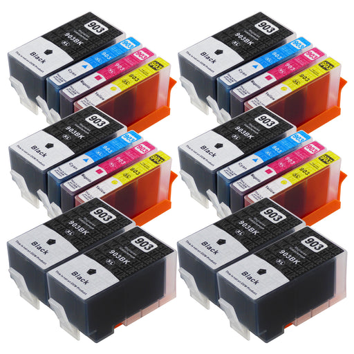Kompatibel HP 903XL Druckerpatronen Multipack (8 Schwarz + 12 Farben)