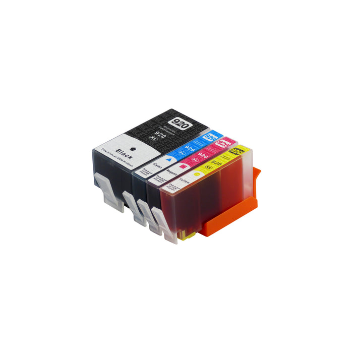 Kompatibel HP 920XL Druckerpatronen Multipack (1 Schwarz + 3 Farben)