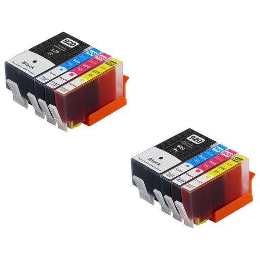 Kompatibel HP 920XL Druckerpatronen Multipack (2 Schwarz + 6 Farben)