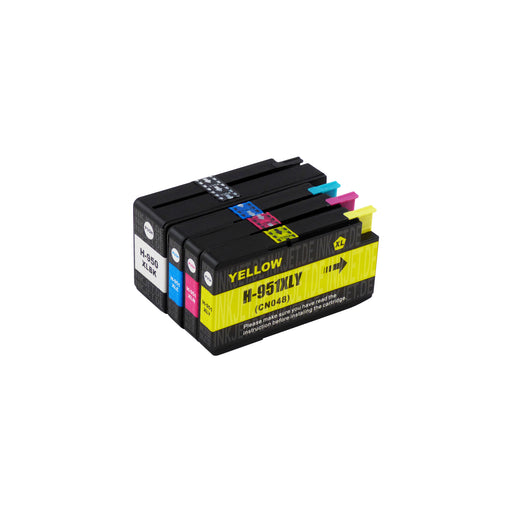 Kompatibel HP 950XL/951XL Druckerpatronen Multipack (1 Schwarz + 3 Farben)