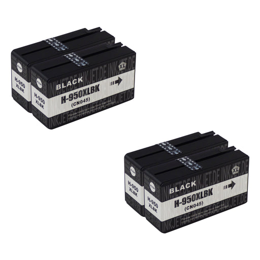 Kompatibel HP 950XL/951XL Druckerpatronen Multipack — 3 (1 Schwarz + Far