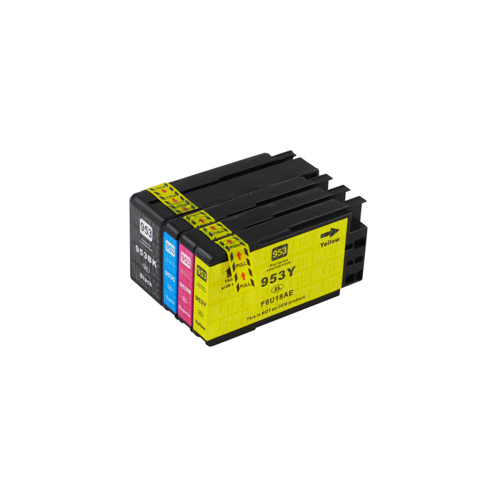 Kompatibel HP 953XL Druckerpatronen Multipack (1 Schwarz + 3 Farben)