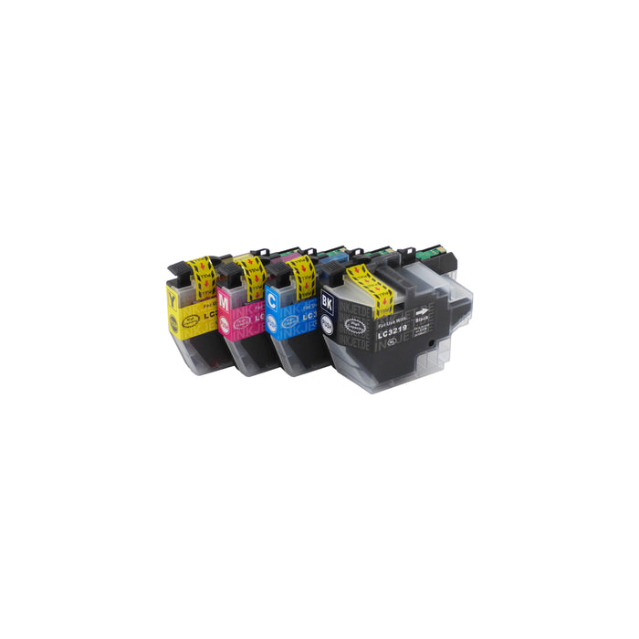 Kompatibel Brother LC3217XL/LC3219XL Druckerpatronen Multipack (1 Schwarz + 3 Farben)