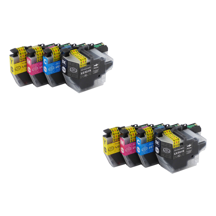 Kompatibel Brother LC3217XL/LC3219XL Druckerpatronen Multipack (2 Schwarz + 6 Farben)