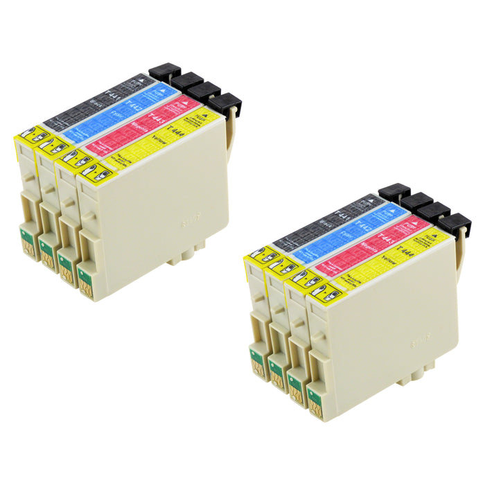 Kompatibel Epson T0445 Druckerpatronen Multipack (2 Schwarz + 6 Farben)