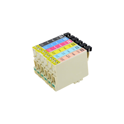 Kompatibel Epson T0487 Druckerpatronen Multipack (1 Schwarz + 5 Farben)