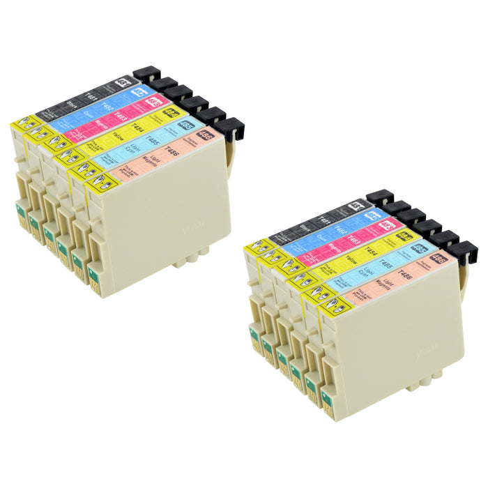 Kompatibel Epson T0487 Druckerpatronen Multipack (2 Schwarz + 10 Farben)