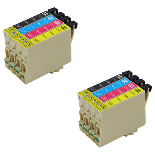 Kompatibel Epson T0556 Druckerpatronen Multipack (2 Schwarz + 6 Farben)