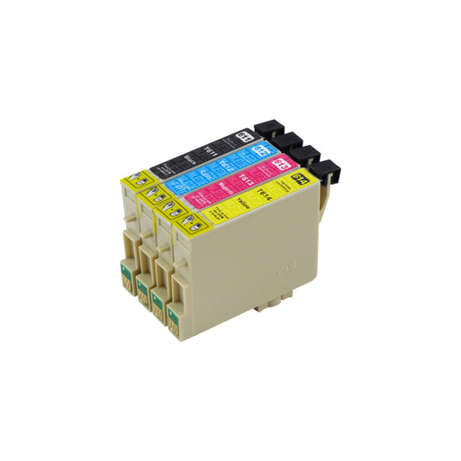 Kompatibel Epson T0615 Druckerpatronen Multipack (1 Schwarz + 3 Farben)