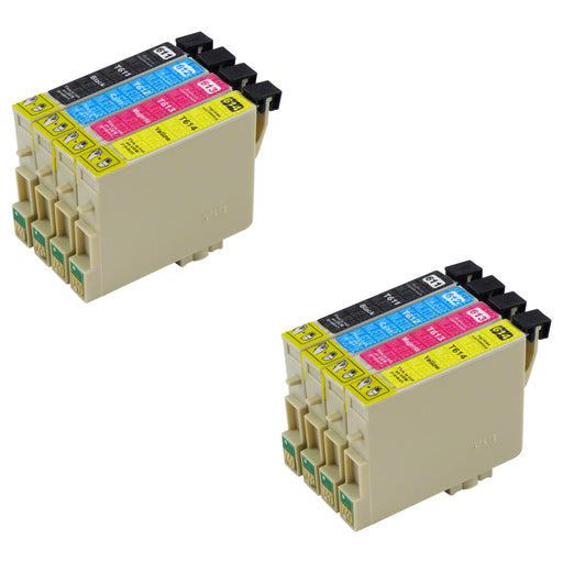 Kompatibel Epson T0615 Druckerpatronen Multipack (2 Schwarz + 6 Farben)
