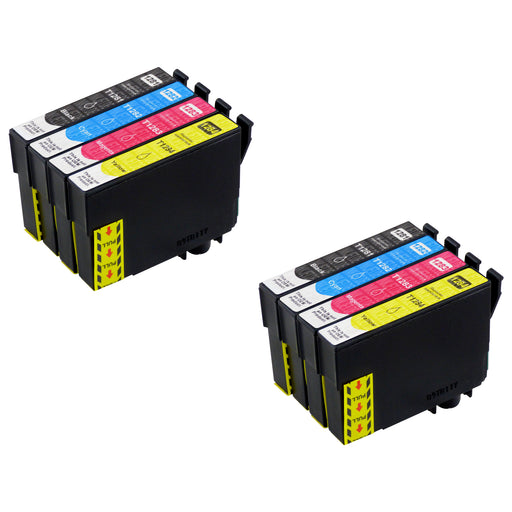 Kompatibel Epson T1285 Druckerpatronen Multipack (2 Schwarz + 6 Farben)