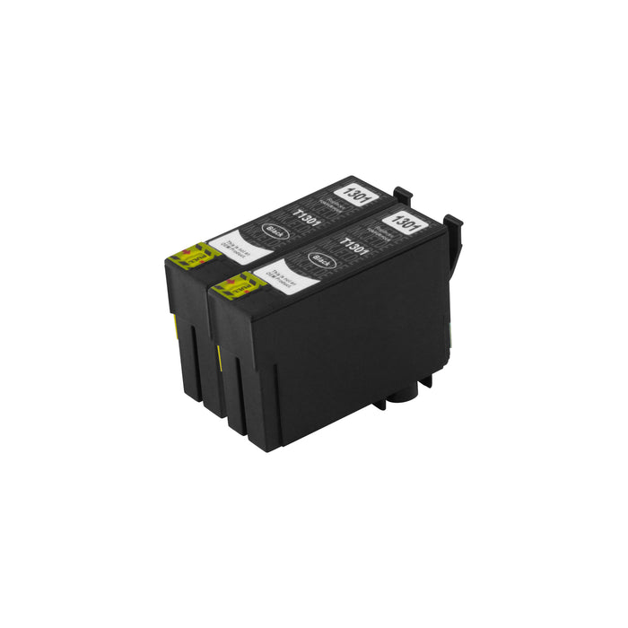 Kompatibel Epson T13XL Druckerpatronen Schwarz (2 Schwarz)