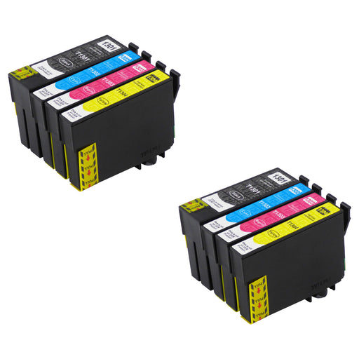 Kompatibel Epson T13XL Druckerpatronen Multipack (2 Schwarz + 6 Farben)
