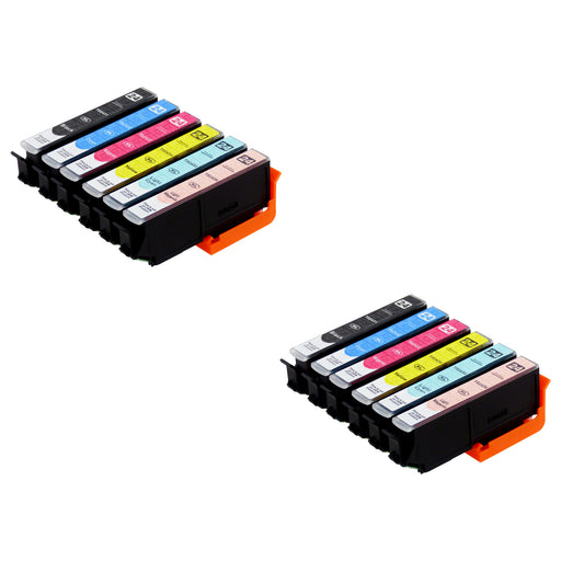Kompatibel Epson T24XL Druckerpatronen Multipack (2 Schwarz + 10 Farben)
